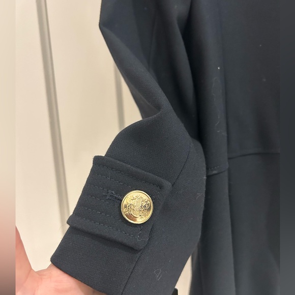 ZARA - BRAND NEW COAT - NAVY BLUE - Picture 3 of 4